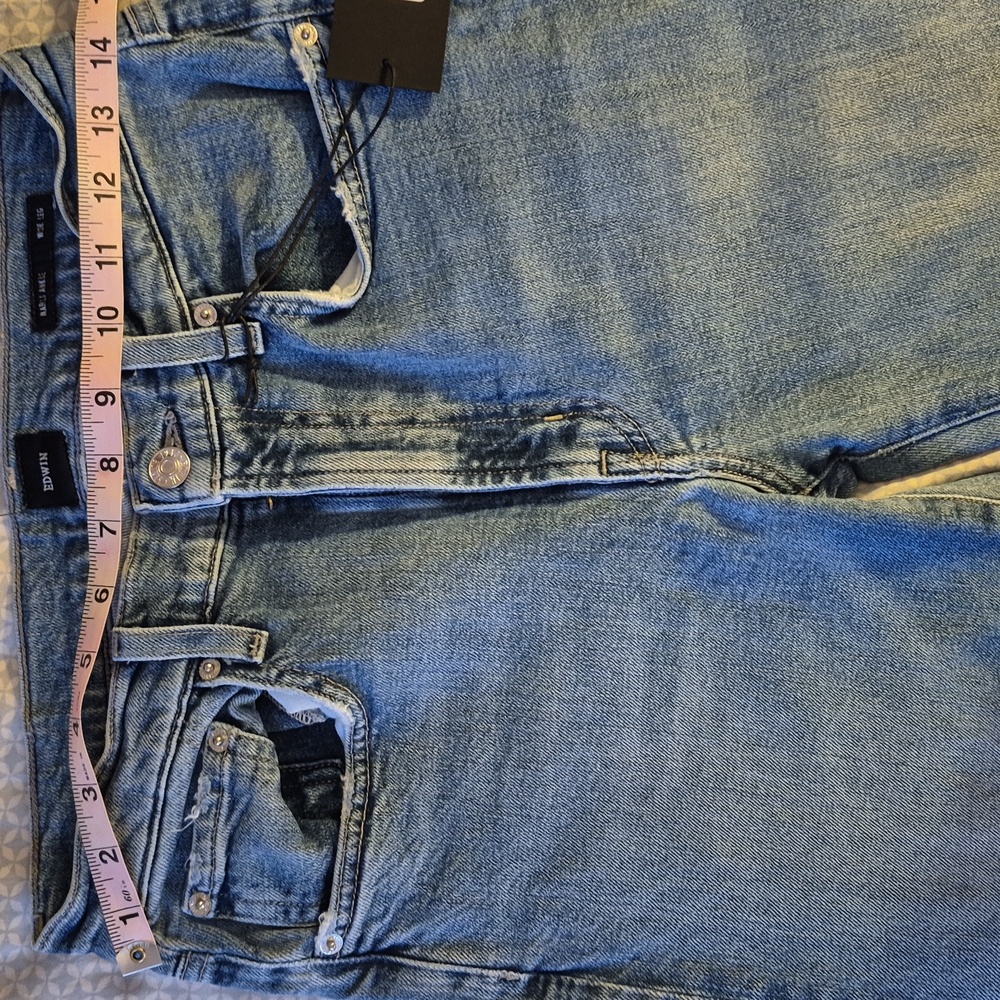 Edwin Ultra High-Rise Straight Ankle Jeans Women's 27 - Picture 6 of 15